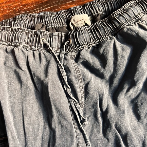 Vintage Havana pull-up soft utility distressed pants women’s large blue - Picture 2 of 8